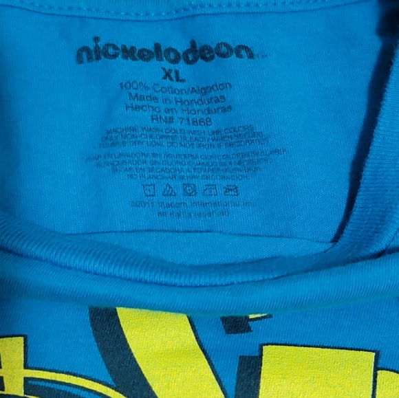 Ren and Stimpy Nickelodeon Vintage Mens Blue T-Shirt X-Large XL - Picture 3 of 7